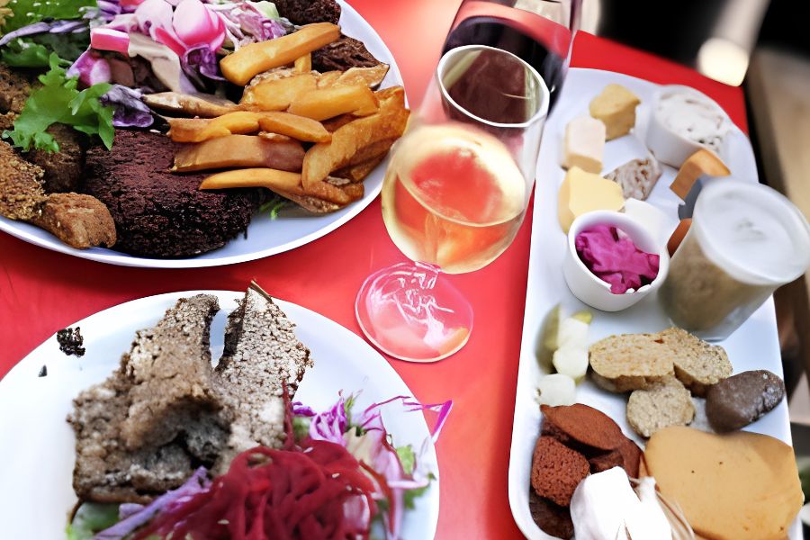 Vegan walking tours Paris food experience with plant-based dishes