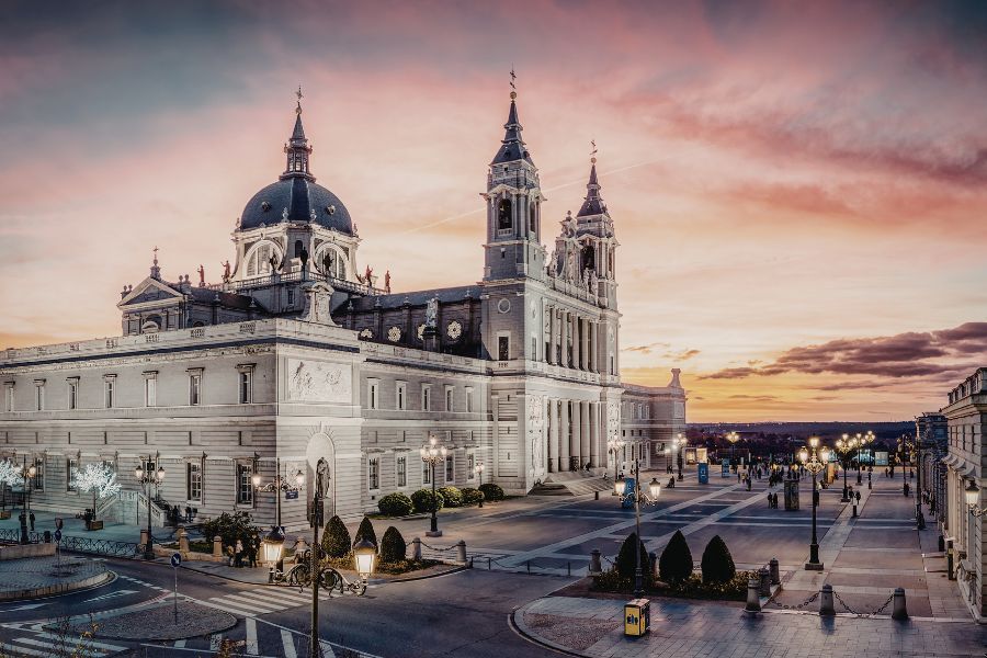 Royal Palace of Madrid visited during Madrid vegan tours
