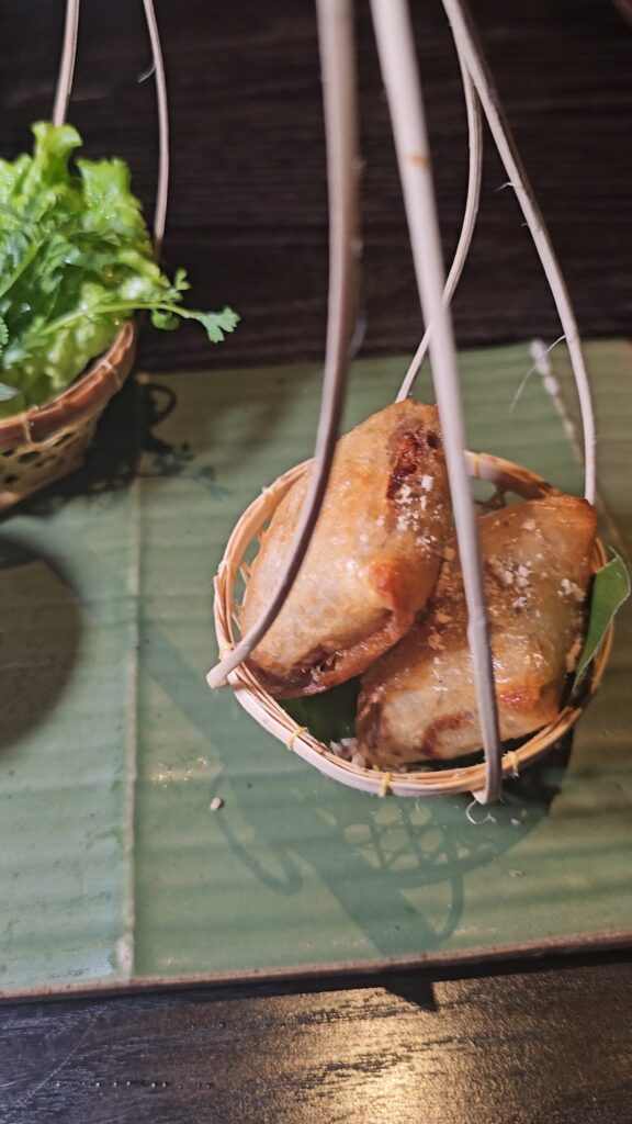 Vegan Dish at Co Dam Chay Restaurant in Hanoi, Vietnam