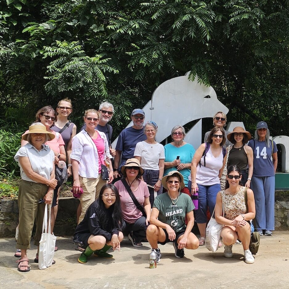 World Vegan Travel Group at Animals Asia Sanctuary at Hanoi, Vietnam.  