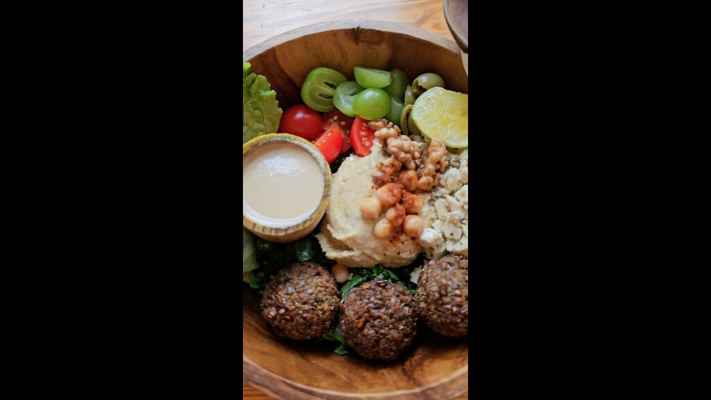 Vegan Dish at IVegan Vegan Restaurant, coffeeshop and coworking space in Hanoi, Vietnam