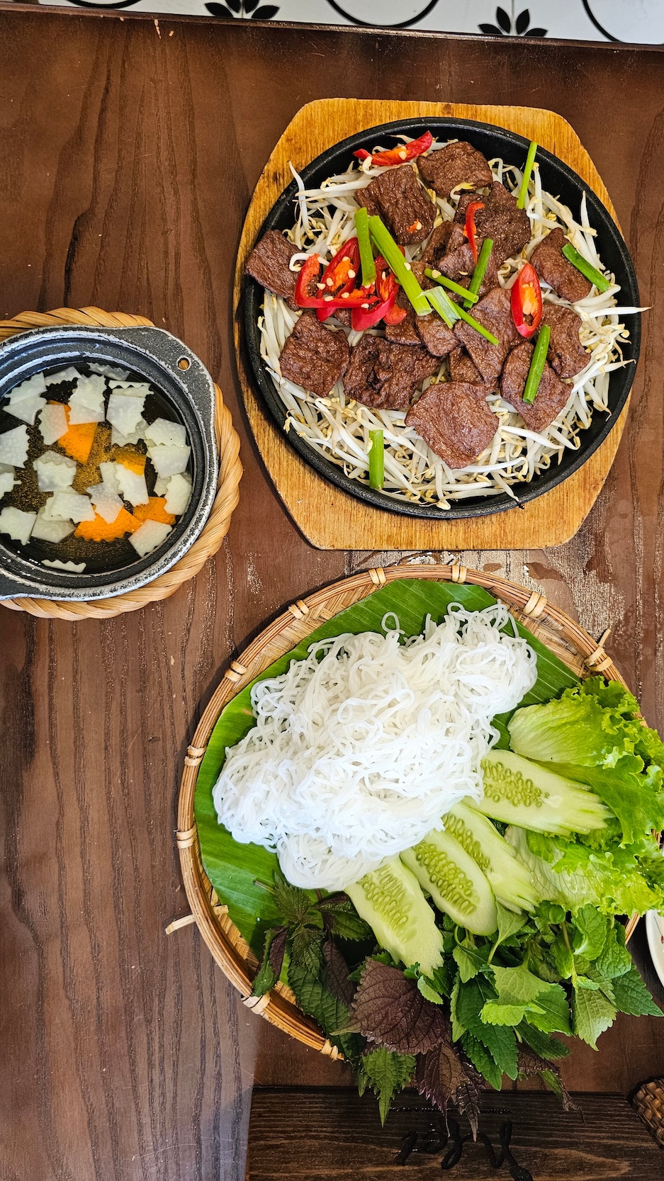 Vegan Dish at Nha May Vegan Garden Restaurant in Hanoi, Vietnam