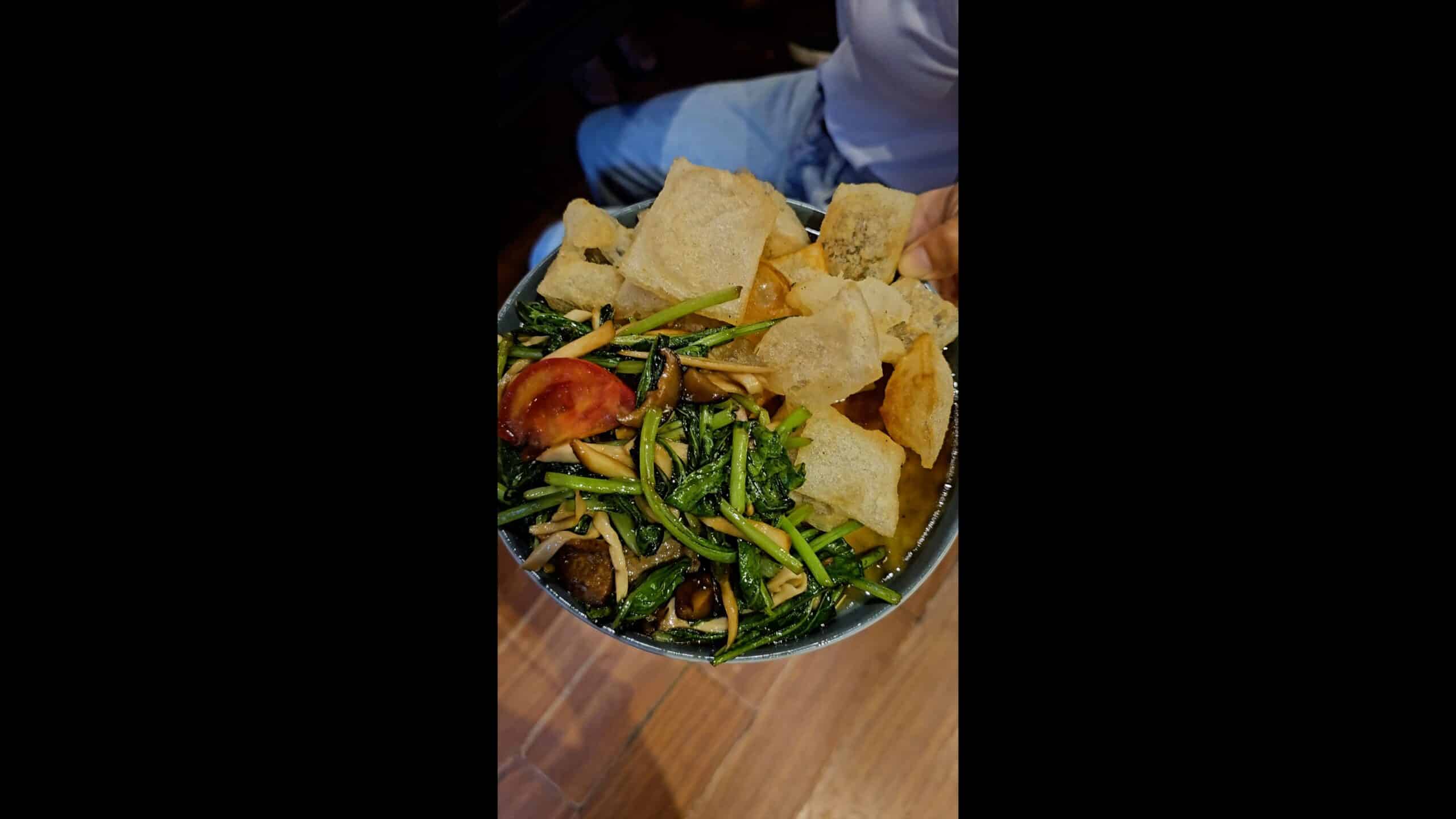 Vegan Dish at Nha May Vegan Garden Restaurant in Hanoi, Vietnam