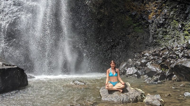 World Vegan Travel_Waterfall In Black River Gorge Heather