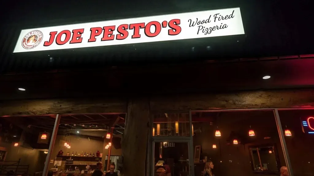 Joe Pesto’s wood-fired pizzeria in Squamish with vegan pizza options.