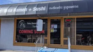 Taka Ramen and Sushi restaurant in Squamish with vegan menu options.