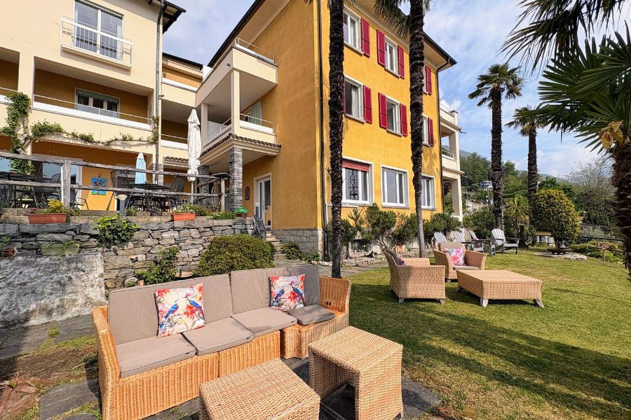 Garden Hotel Primavera vegan hotel in Brissago Switzerland