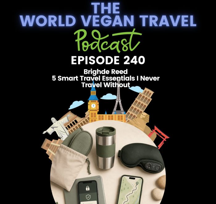 World Vegan Travel_TEXT_5 Smart Travel Essentials I Never Travel Without | Brighde Reed_Ep 240