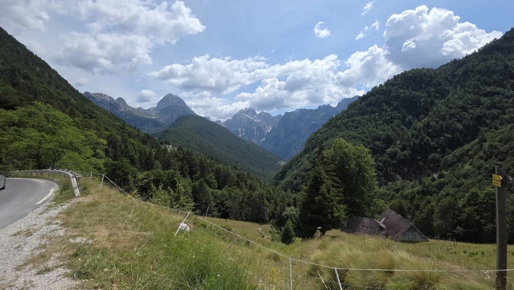 Julian Alps along the trail from Log pod Mangartom toward Italy