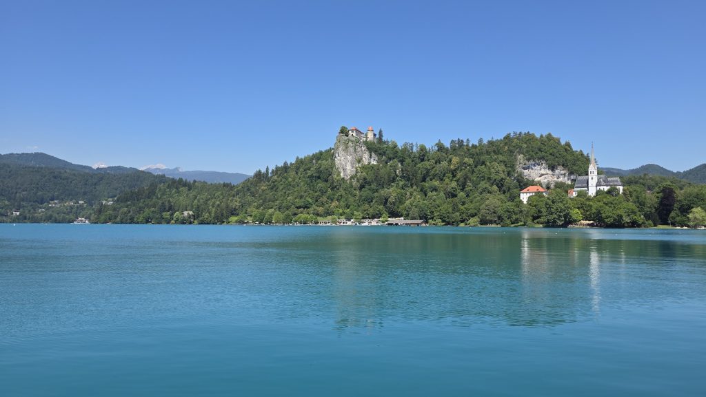 Lake Bled with Bled Castle and St. Martin’s Parish Church