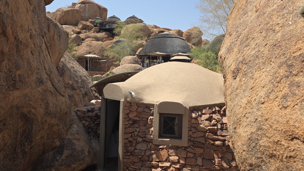 Guest room at Wilderness Doro Nawas in Damaraland, Namibia